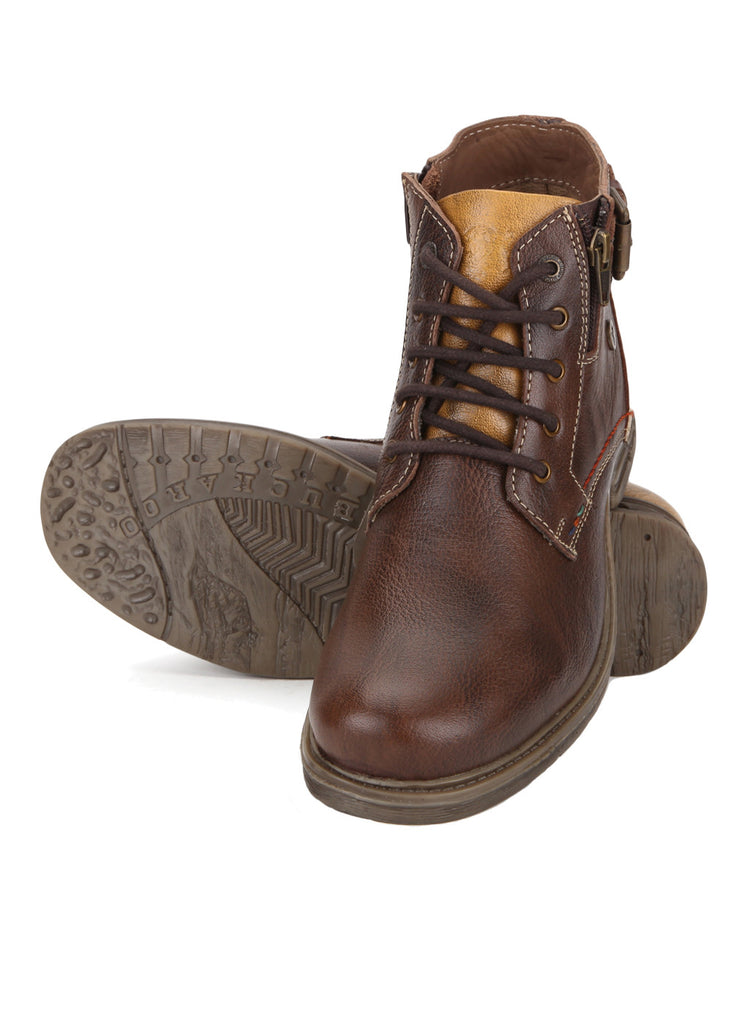 Jeraldo, hellbraune Stiefel