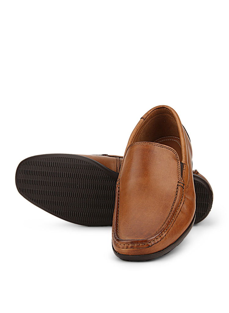 Finer Sun Tan Moccasins
