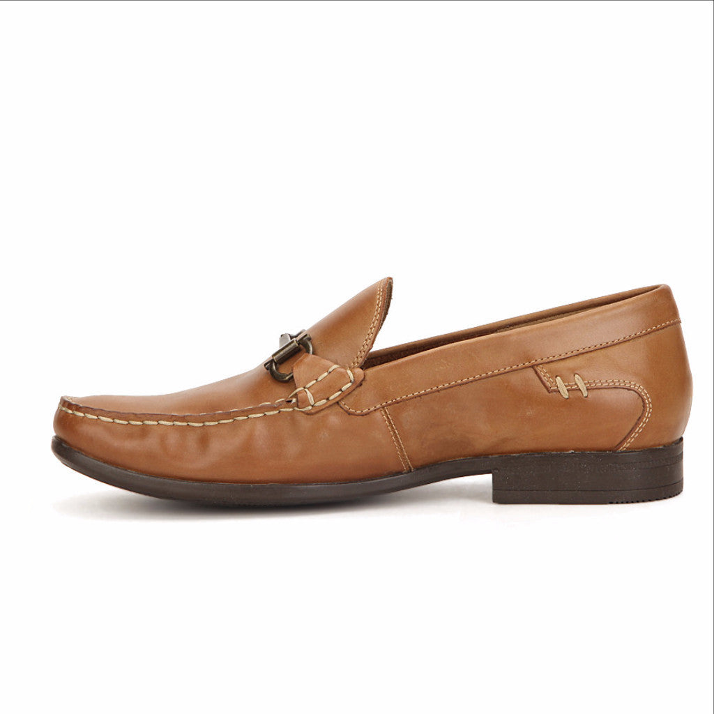 Cayden Circuit Tan Moccasins