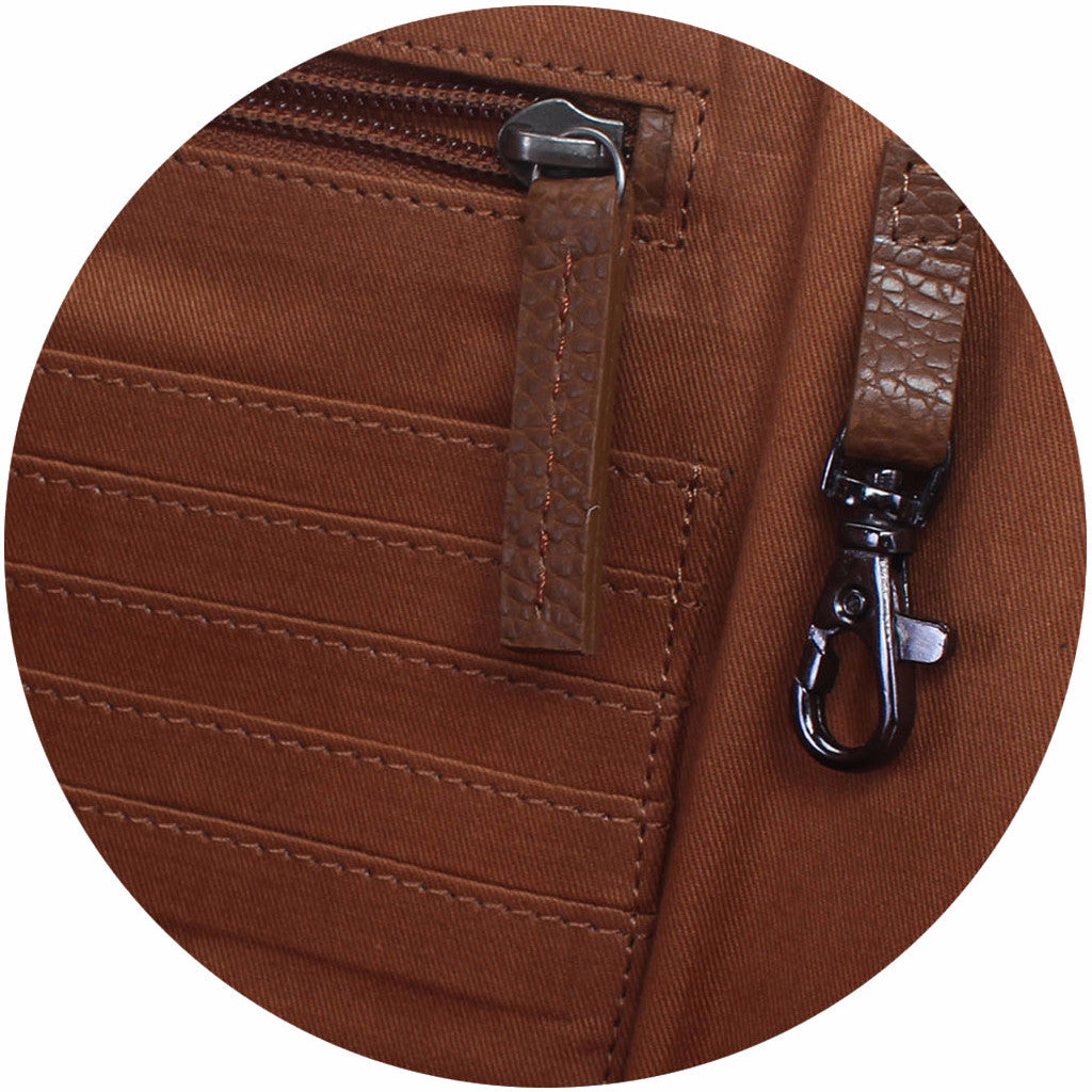 Charcoal Grey Leather Laptop Bag