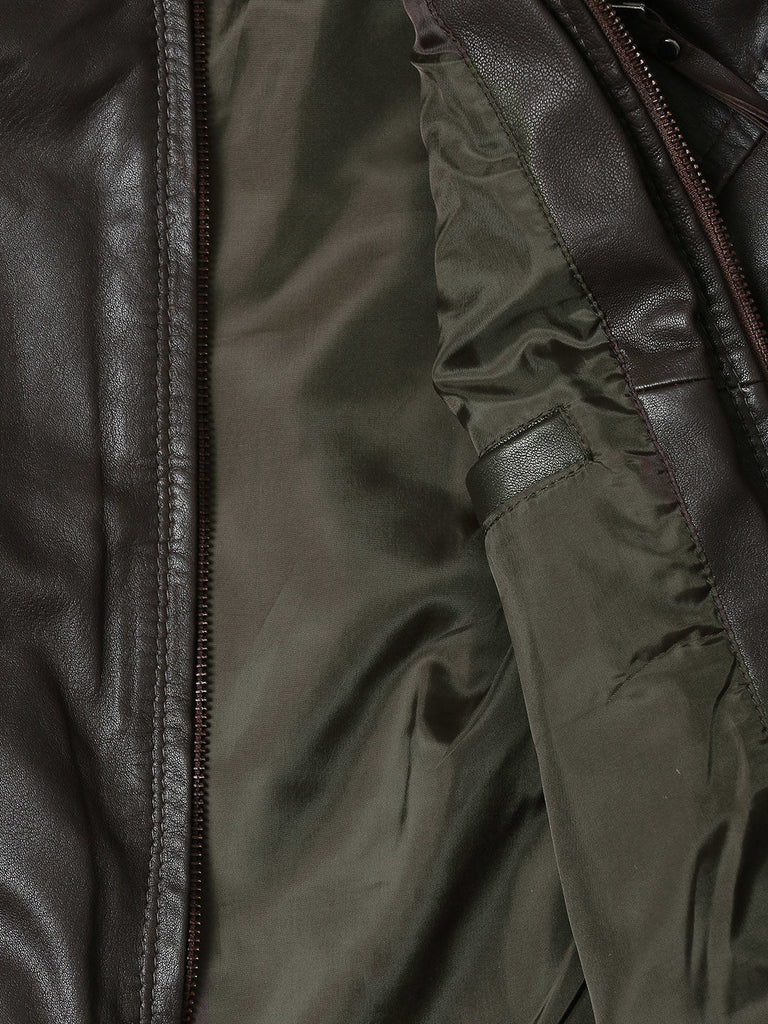 Women Brown Leather Jacket