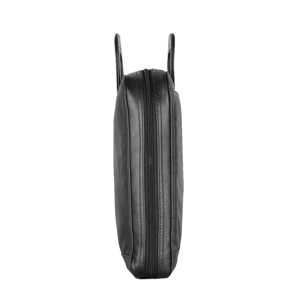Black Leather Laptop Bag