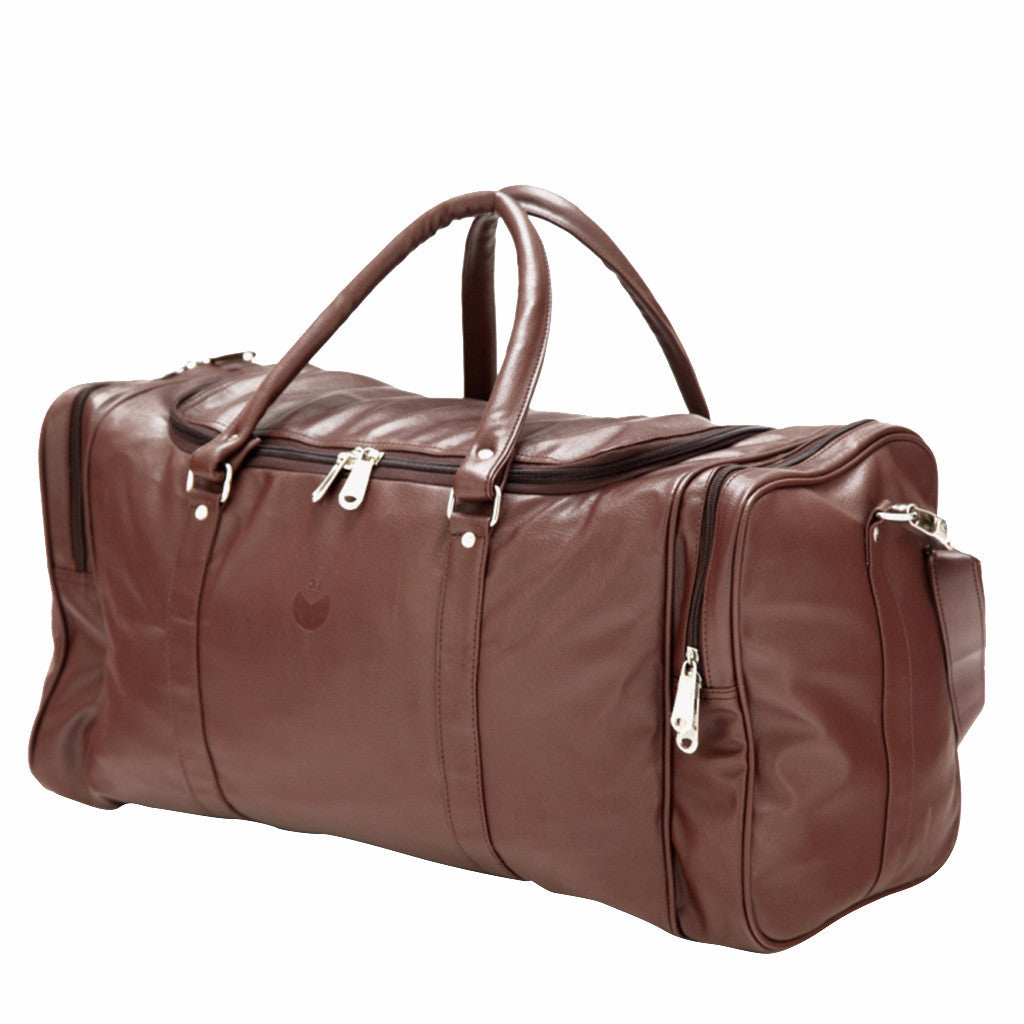 Brown Leather Duffel Bag