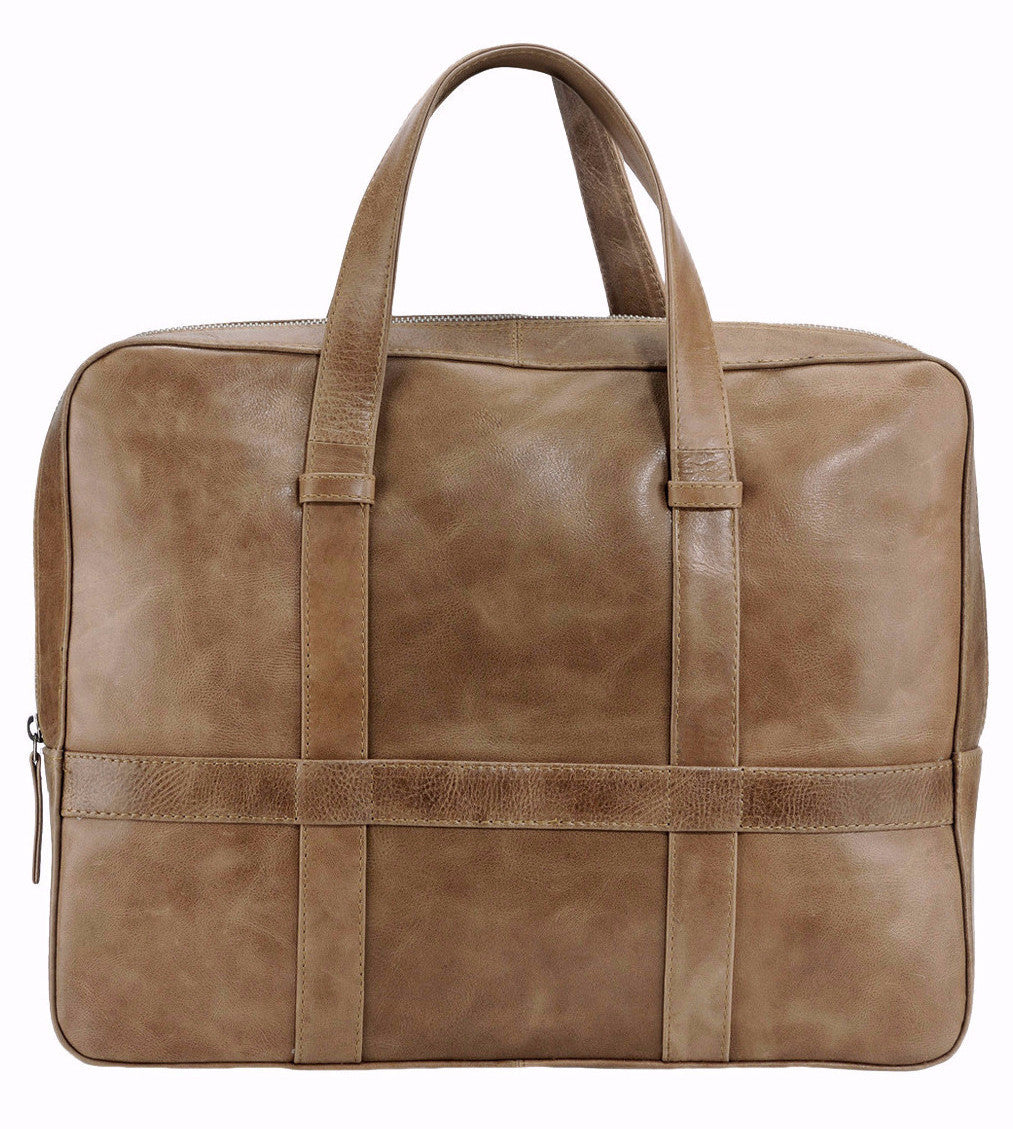 Brown Leather Laptop Bag