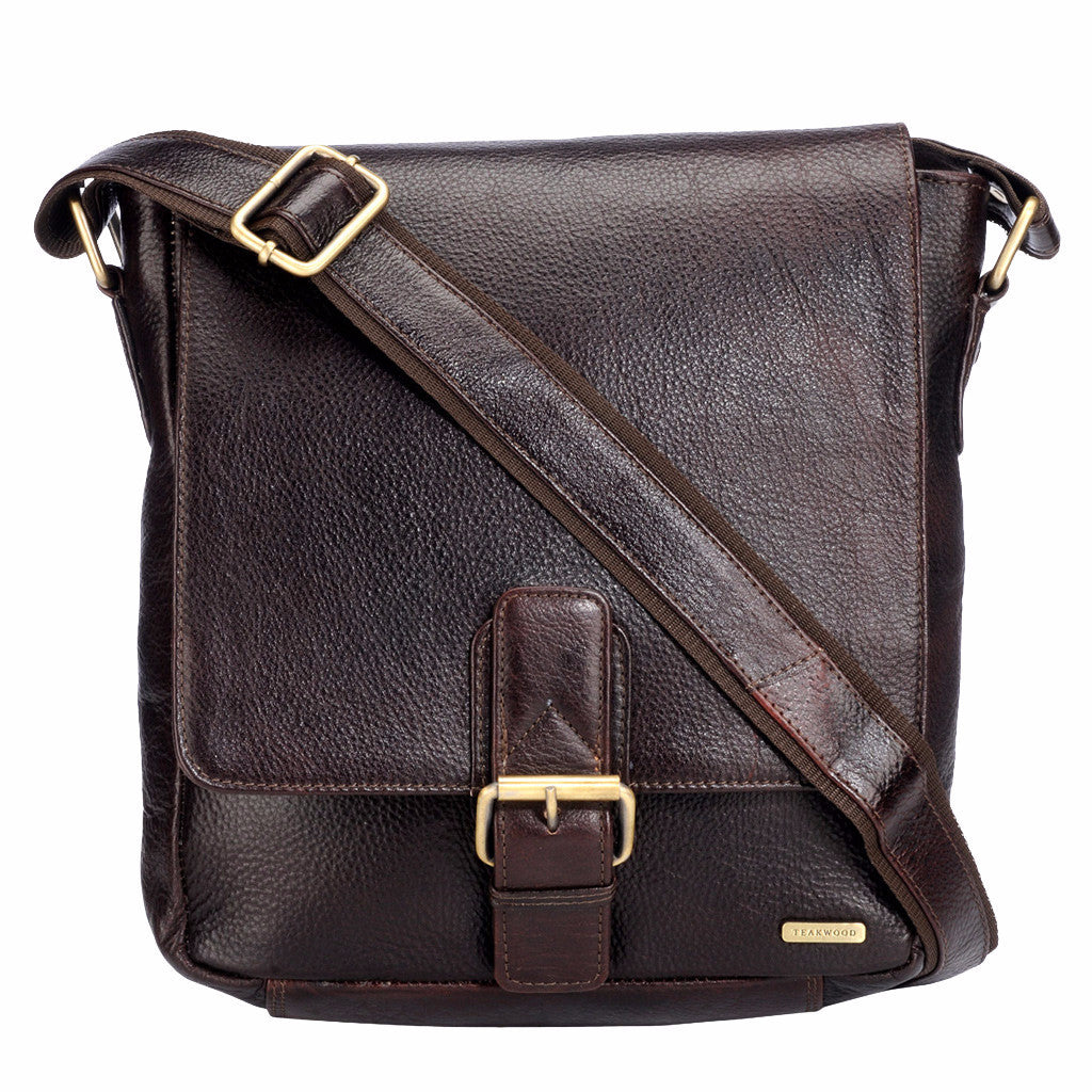 Brown Leather Sling Bag