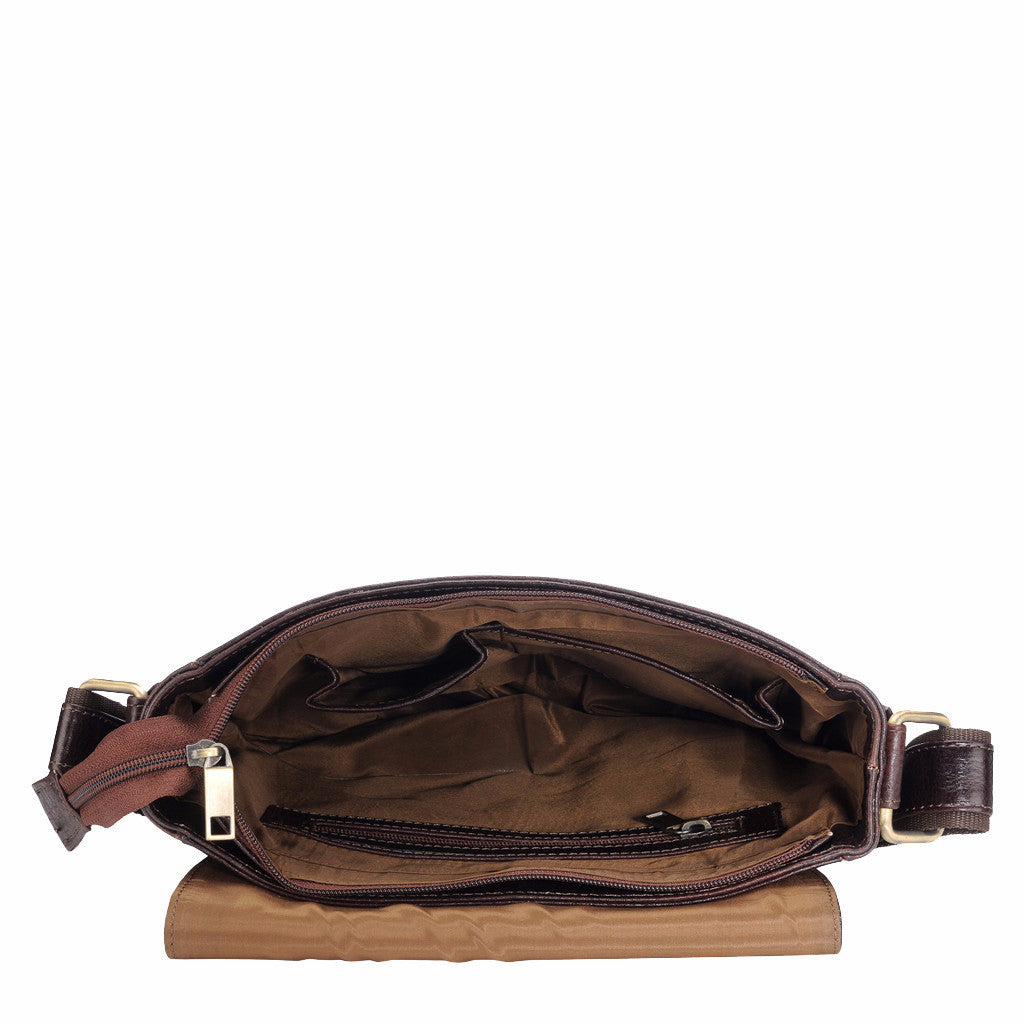 Brown Leather Sling Bag