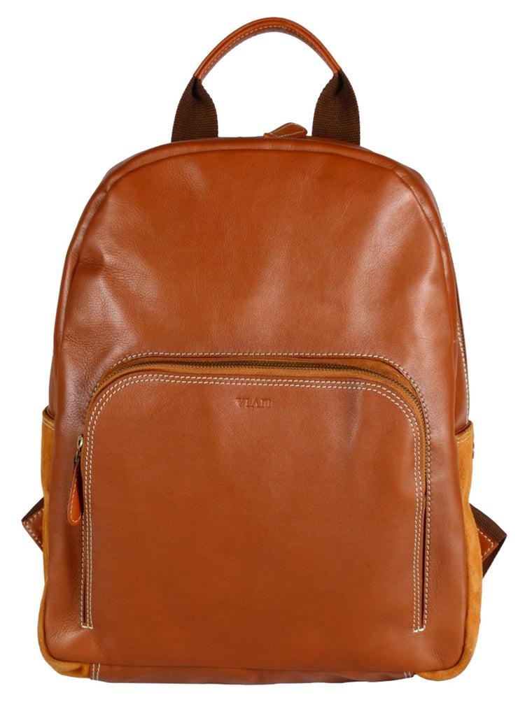 Tan Leather Backpack