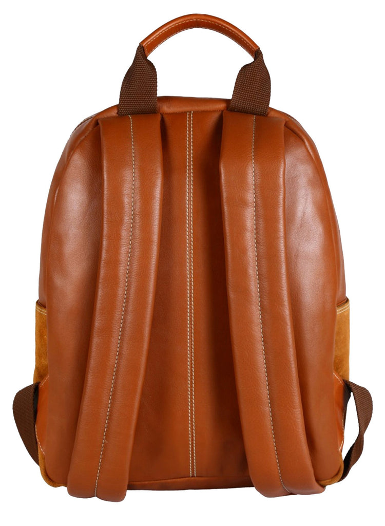 Tan Leather Backpack